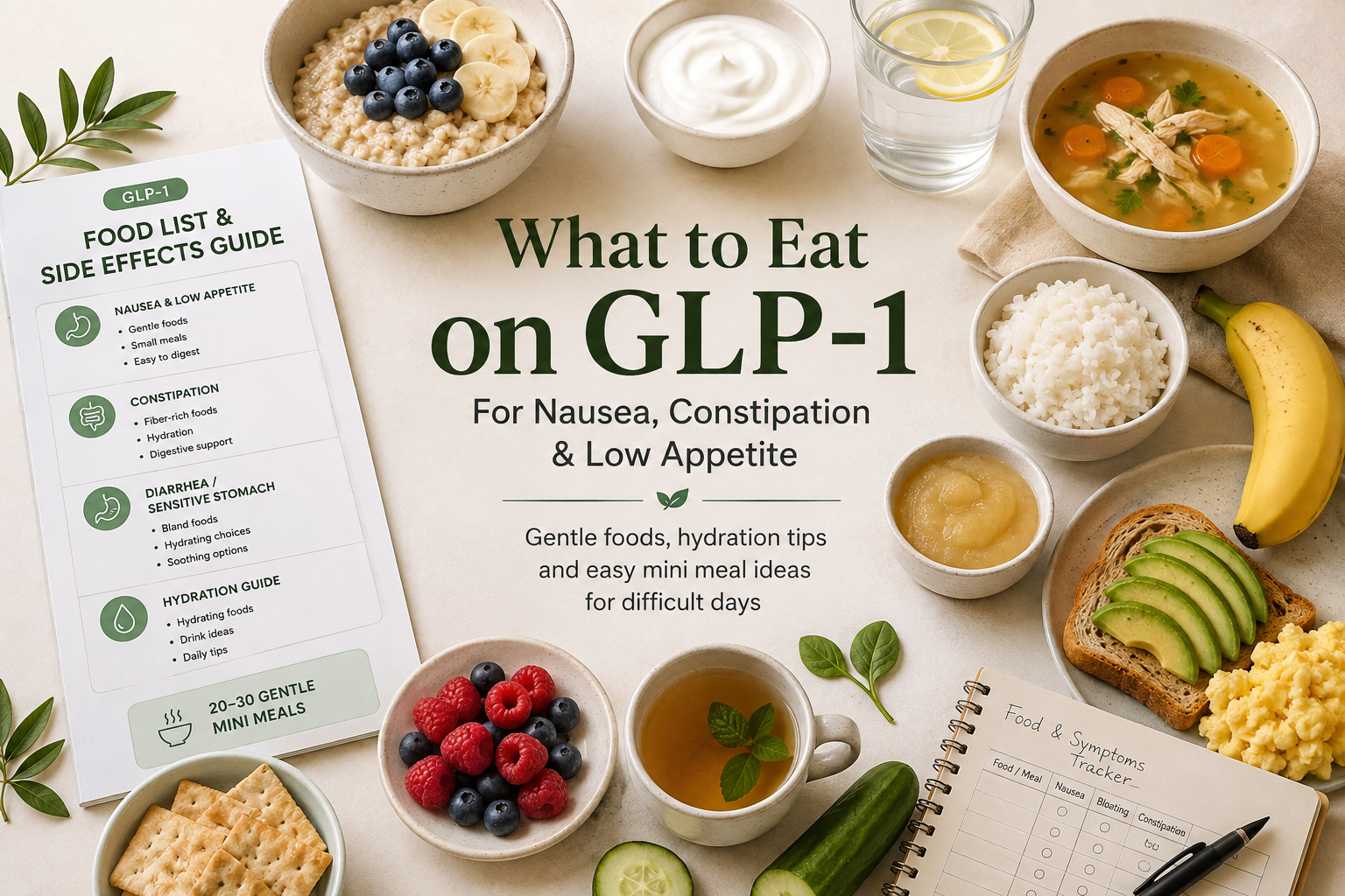 What to Eat on GLP-1 When You Have Nausea, Constipation or Low Appetite