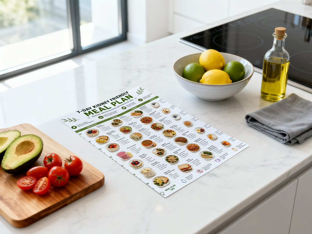 7-Day Kidney Friendly Meal Plan, Recipes, Grocery List (PDF Download)