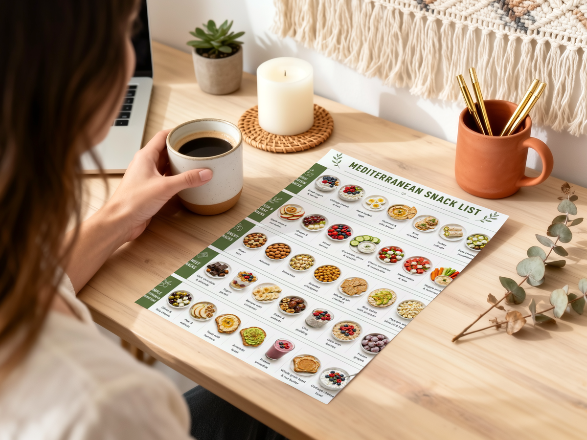 Mediterranean Diet for Beginners, 11-Page Food Guide