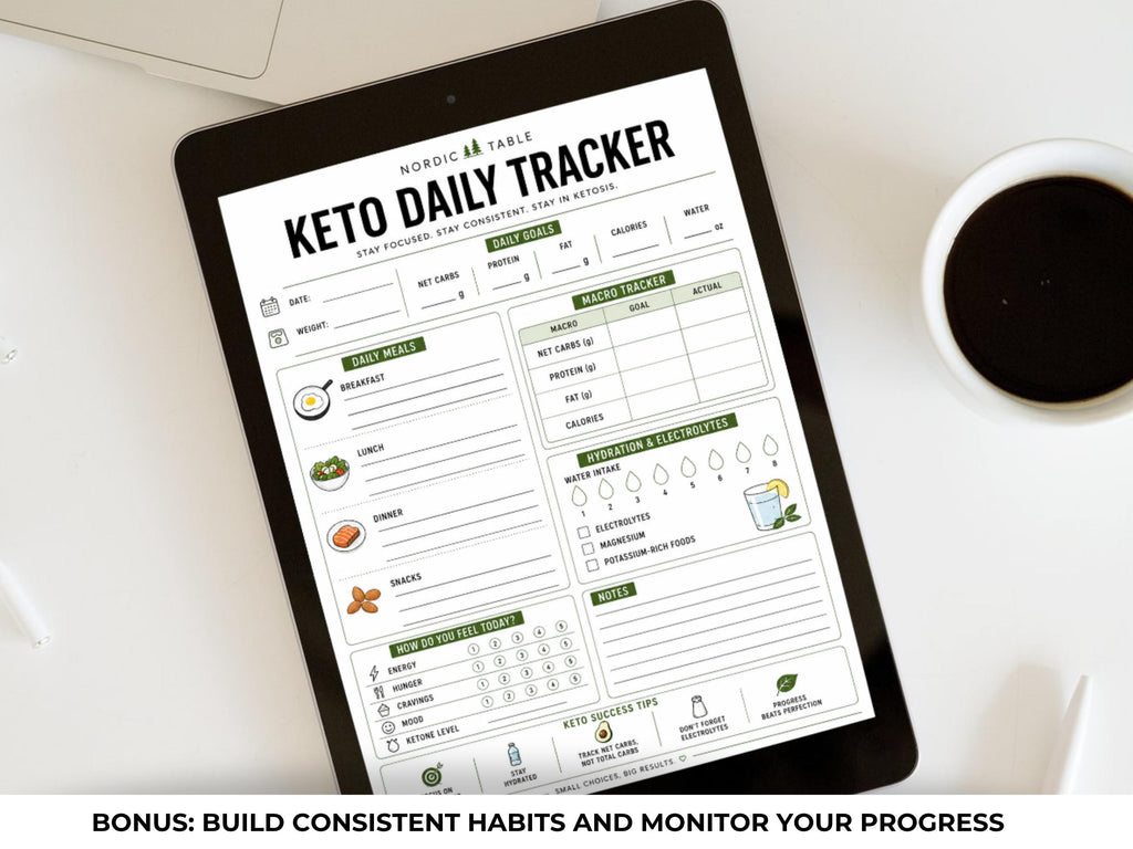 Keto Meal Ideas, Low Carb Meal Inspiration PDF + Keto Tracker