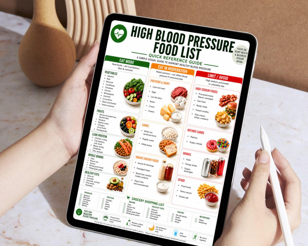 Heart Healthy Foods Guide, Low Sodium Food List, Anti-Inflammatory Meal Plan