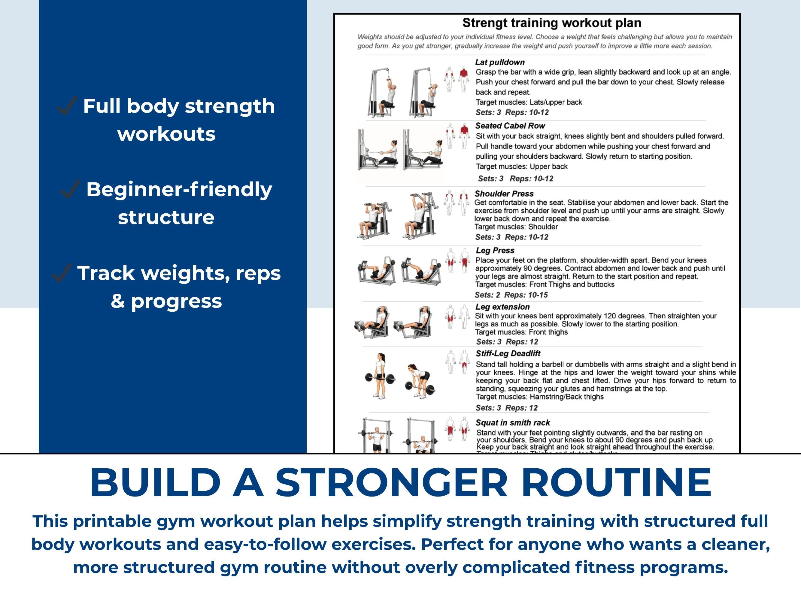 High Protein Meal Plan + Gym Workout Bundle PDF