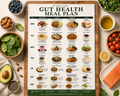 Gut Health Diet Plan, 7 Day Gut Health Meal Plan, 21 Easy Recipes, Gut Healthy Foods, Breakfast Lunch Dinner Recipes