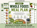 3 Week Whole Foods Meal Plan, 68 Healthy Recipes, Grocery Lists (PDF Download)